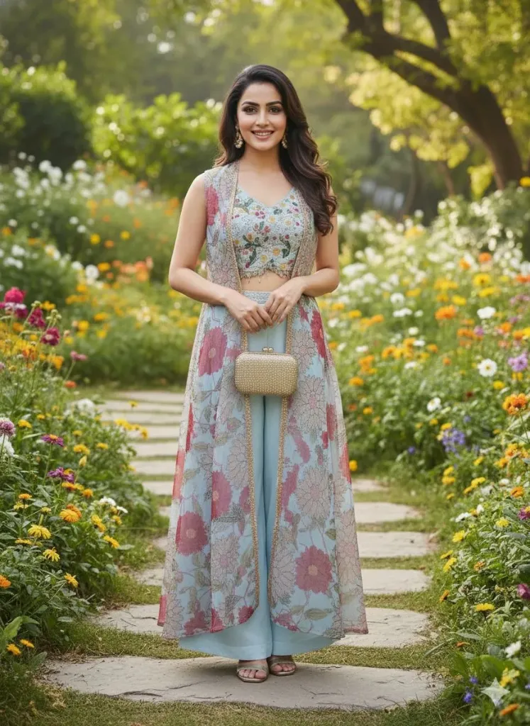 Pastel Bloom Embroidered Shrug
