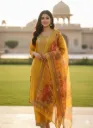Stunning mustard yellow suit set