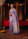 Lavender Elegant Silk Saree